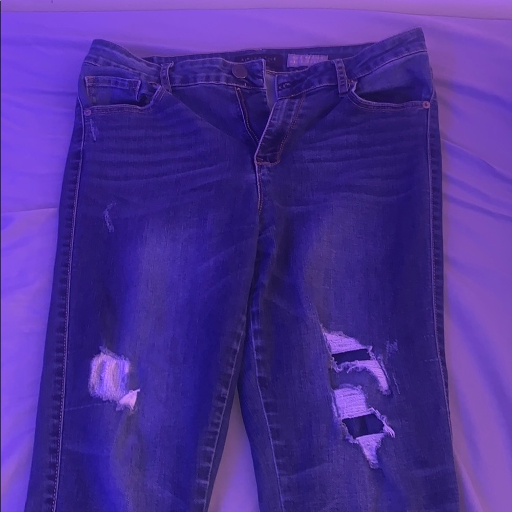 Aeropostale high wasted ankle jeggings